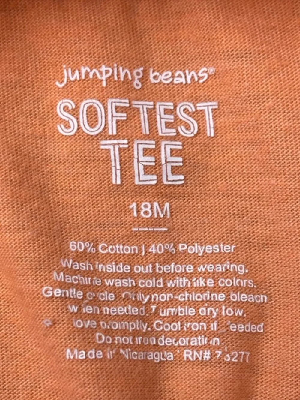 Jumping Beans Orange Shark & Pizza Tee – 18M